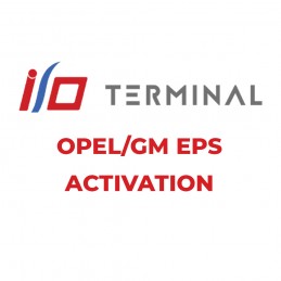 IO TERMINAL Opel/GM EPS ACTIVATION SOFTWARE